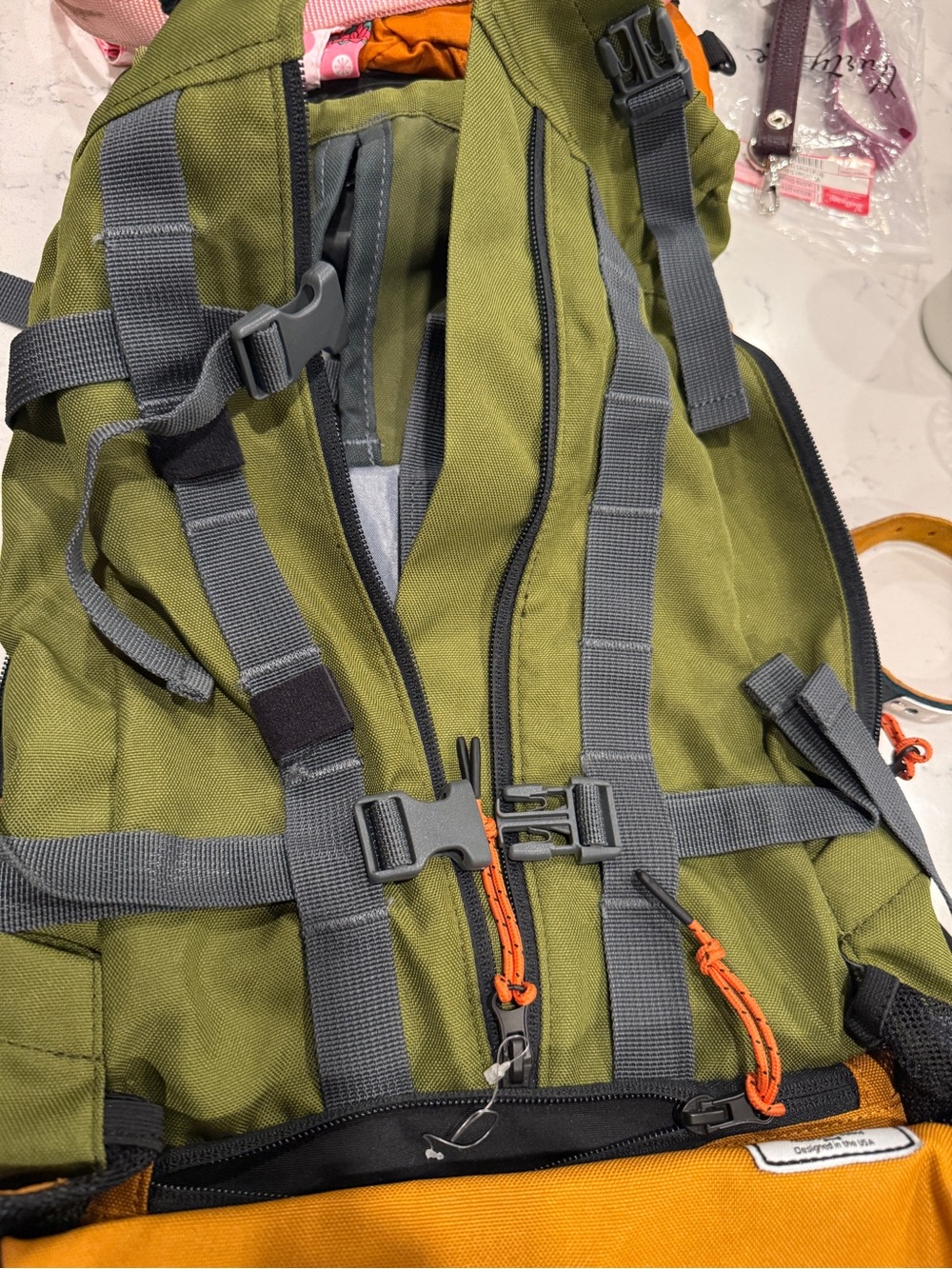 Olive Green K9 Spork Sack Dog Carrier